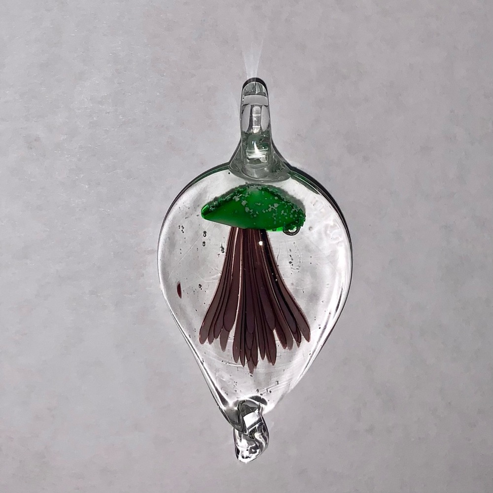 Handmade Glass Pendant - Jellyfish.